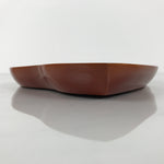 Japanese Lacquer Wood Shunkei Serving Plate Set Vtg Fish-Shape Tray Forks LWB179