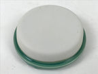 Japanese Lacquer Wood Stand Porcelain Ashtray Shunkei-Nuri Green Hexagon LWB105