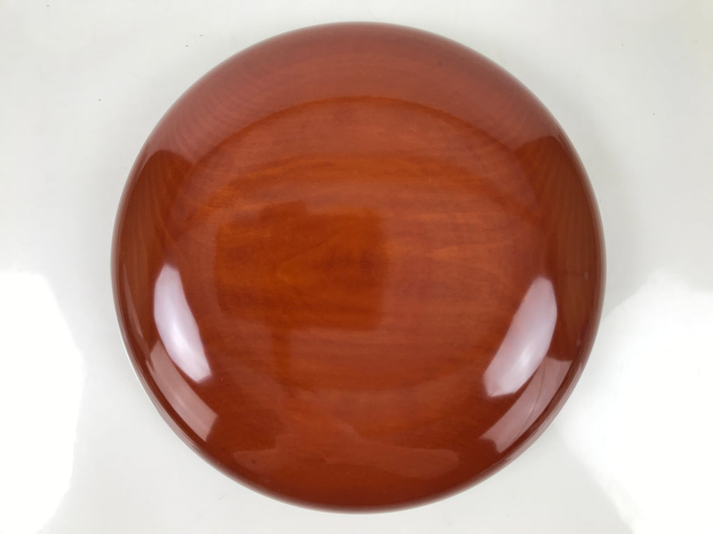 Japanese Lacquer Wooden Kashiki Snack Bowl Shunkei-Nuri Kashibachi Brown LWB106