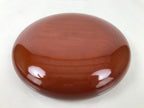 Japanese Lacquer Wooden Kashiki Snack Bowl Shunkei-Nuri Kashibachi Brown LWB106