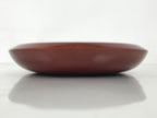 Japanese Lacquer Wooden Kashiki Snack Bowl Shunkei-Nuri Kashibachi Brown LWB170