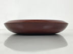 Japanese Lacquer Wooden Kashiki Snack Bowl Shunkei-Nuri Kashibachi Brown LWB170