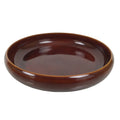 Japanese Lacquer Wooden Kashiki Snack Bowl Shunkei-Nuri Kashibachi Brown LWB182
