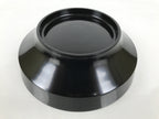 Japanese Lacquer Wooden Kashiki Snack Bowl Vtg Kashibachi Thick Black Red L607