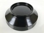 Japanese Lacquer Wooden Kashiki Snack Bowl Vtg Kashibachi Thick Black Red L607