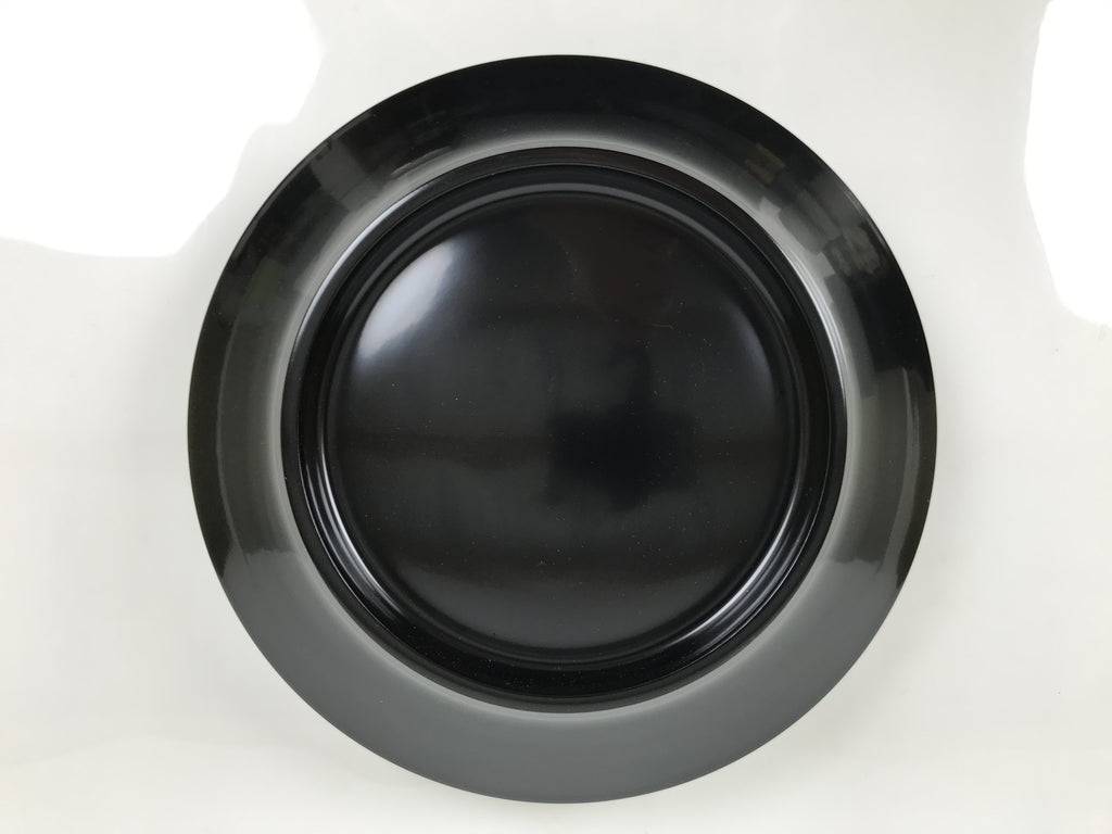 Japanese Lacquer Wooden Kashiki Snack Bowl Vtg Kashibachi Thick Black Red L607