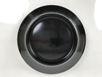 Japanese Lacquer Wooden Kashiki Snack Bowl Vtg Kashibachi Thick Black Red L607