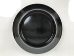 Japanese Lacquer Wooden Kashiki Snack Bowl Vtg Kashibachi Thick Black Red L607