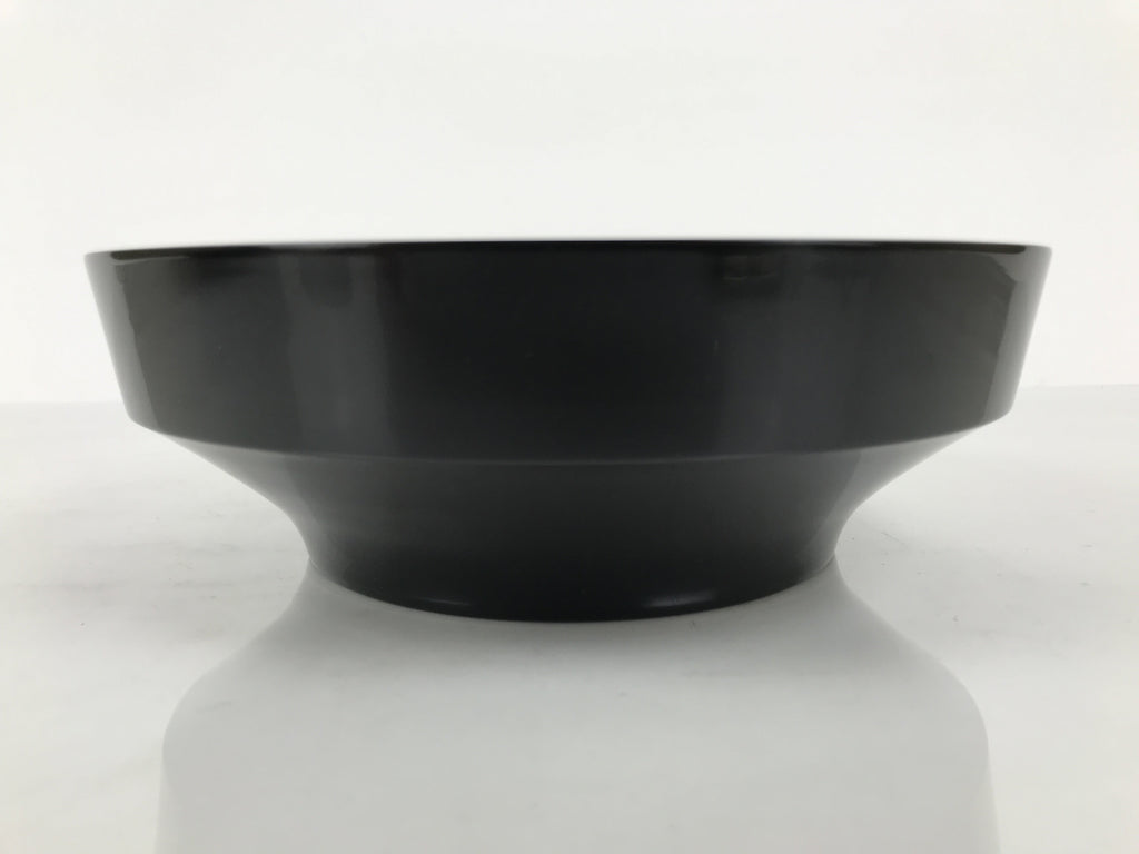 Japanese Lacquer Wooden Kashiki Snack Bowl Vtg Kashibachi Thick Black Red L607