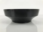 Japanese Lacquer Wooden Kashiki Snack Bowl Vtg Kashibachi Thick Black Red L607
