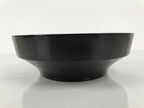 Japanese Lacquer Wooden Kashiki Snack Bowl Vtg Kashibachi Thick Black Red L607