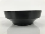 Japanese Lacquer Wooden Kashiki Snack Bowl Vtg Kashibachi Thick Black Red L607
