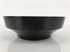 Japanese Lacquer Wooden Kashiki Snack Bowl Vtg Kashibachi Thick Black Red L607