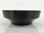 Japanese Lacquer Wooden Kashiki Snack Bowl Vtg Kashibachi Thick Black Red L607