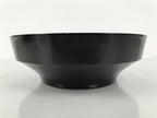 Japanese Lacquer Wooden Kashiki Snack Bowl Vtg Kashibachi Thick Black Red L607