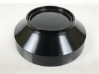 Japanese Lacquer Wooden Kashiki Snack Bowl Vtg Kashibachi Thick Black Red L608