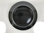 Japanese Lacquer Wooden Kashiki Snack Bowl Vtg Kashibachi Thick Black Red L608