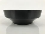 Japanese Lacquer Wooden Kashiki Snack Bowl Vtg Kashibachi Thick Black Red L608