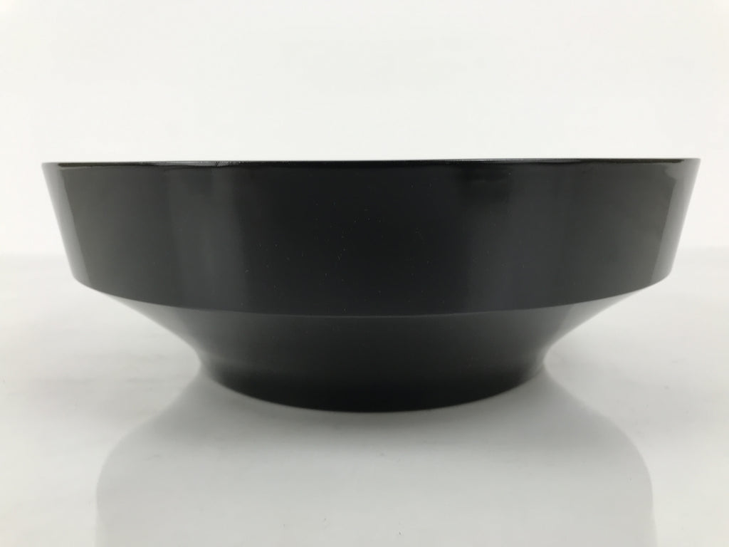 Japanese Lacquer Wooden Kashiki Snack Bowl Vtg Kashibachi Thick Black Red L608