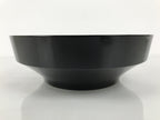 Japanese Lacquer Wooden Kashiki Snack Bowl Vtg Kashibachi Thick Black Red L608