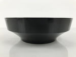 Japanese Lacquer Wooden Kashiki Snack Bowl Vtg Kashibachi Thick Black Red L608
