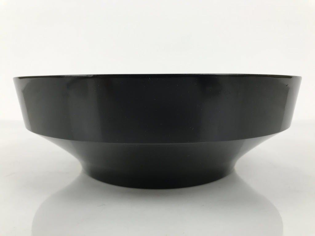 Japanese Lacquer Wooden Kashiki Snack Bowl Vtg Kashibachi Thick Black Red L608