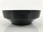 Japanese Lacquer Wooden Kashiki Snack Bowl Vtg Kashibachi Thick Black Red L608