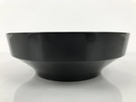 Japanese Lacquer Wooden Kashiki Snack Bowl Vtg Kashibachi Thick Black Red L608