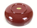 Japanese Lacquer Wooden Lidded Bowl Kashiki Vtg Red Tea Ceremony w/Box LWB132