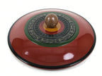 Japanese Lacquer Wooden Lidded Bowl Kashiki Vtg Red Tea Ceremony w/Box LWB132