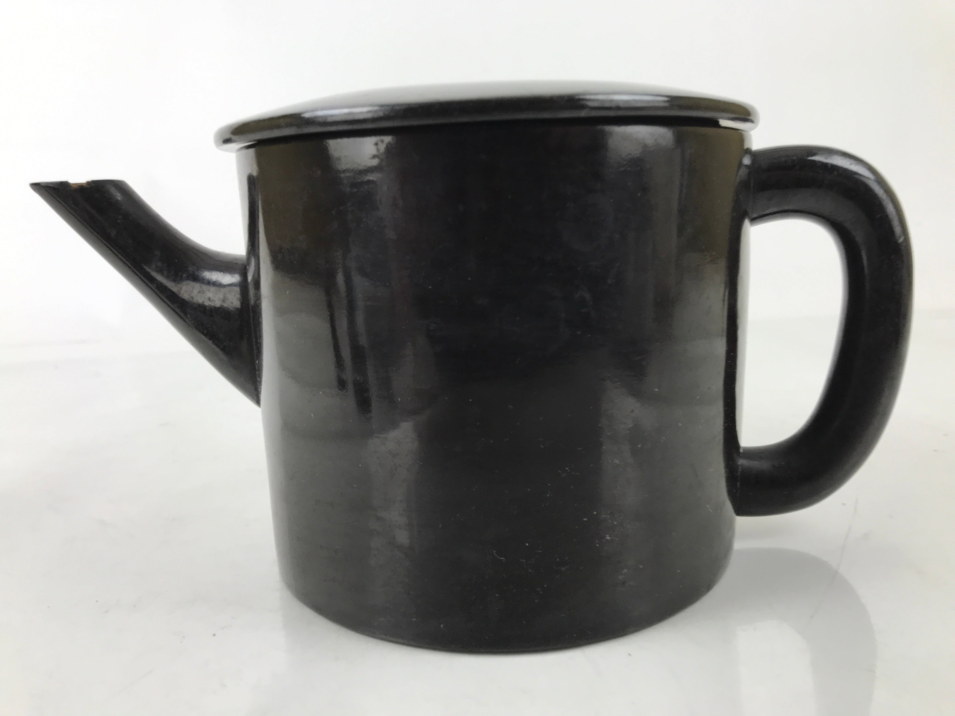 Japanese Lacquer Wooden Serving Pot Vtg Soba Sobayu Tea Ceremony Kaiseki L384