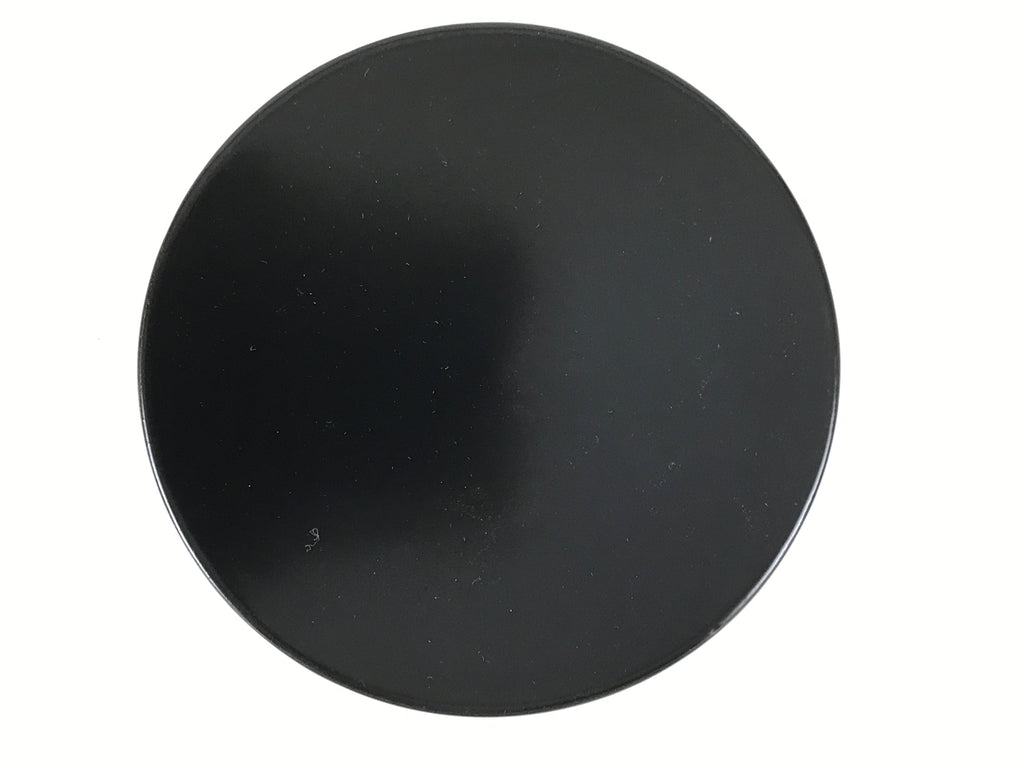 Japanese Lacquer Wooden Snack Plate Vtg Honjo-Nuri Black Tea Ceremony LWB109