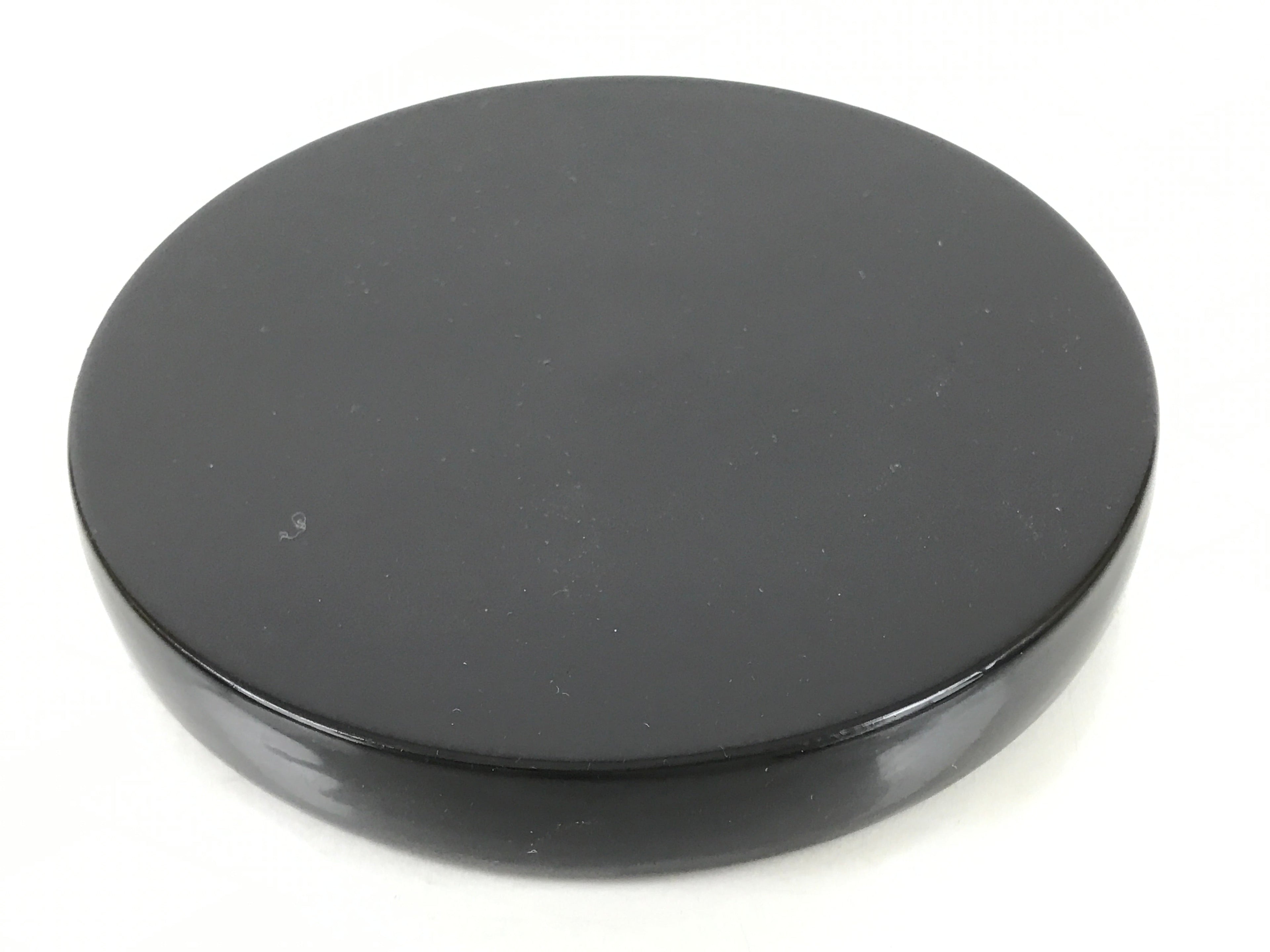 Japanese Lacquer Wooden Snack Plate Vtg Honjo-Nuri Black Tea Ceremony LWB109