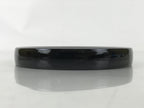 Japanese Lacquer Wooden Snack Plate Vtg Honjo-Nuri Black Tea Ceremony LWB109