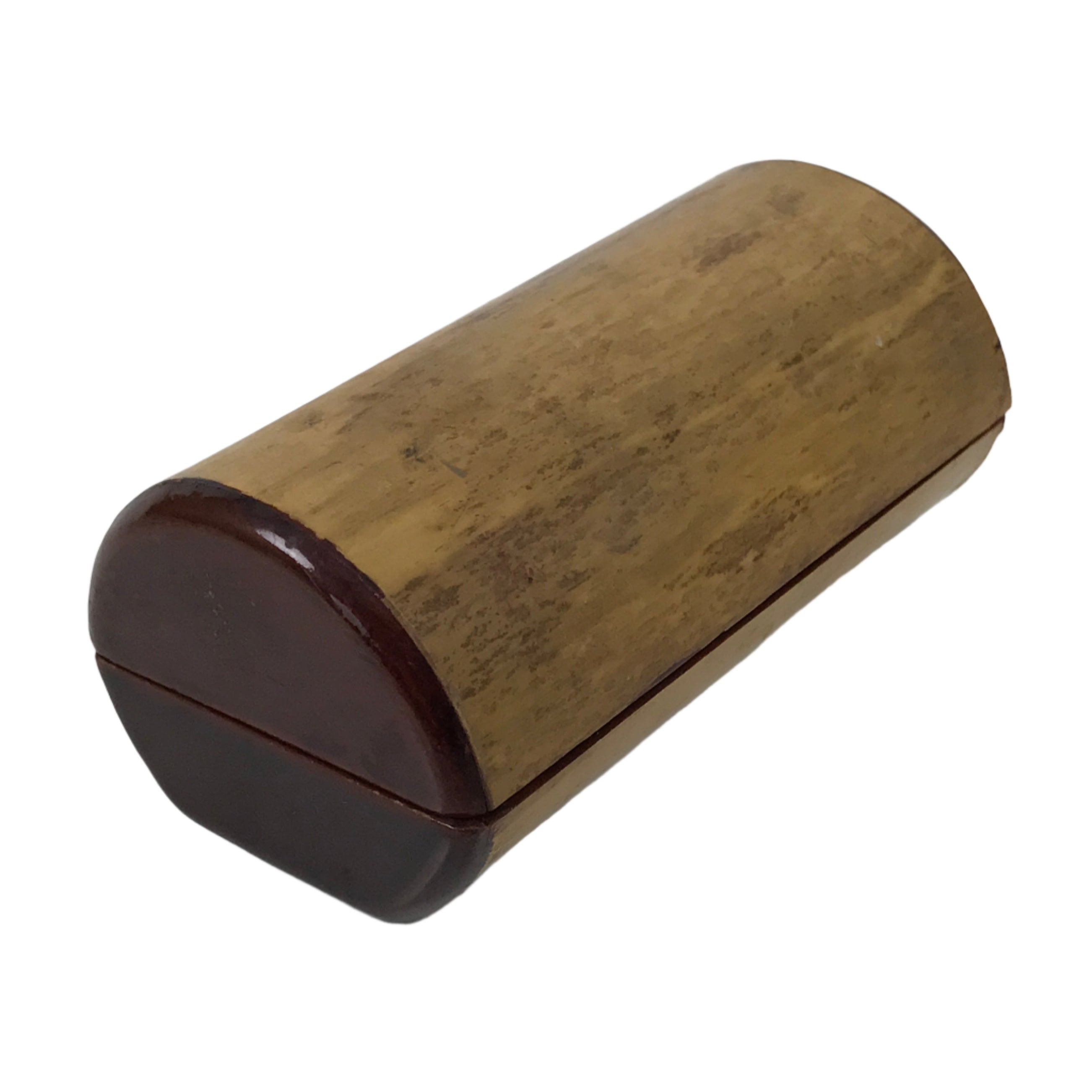Japanese Lacquered Bamboo Toothpick Case Box Yojiire Shunkei Nuri