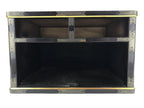 Japanese Lacquered Buddhist Altar Base Table Stand Drawers Gold Black BA41