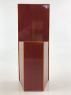 Japanese Lacquered Hida Shunkei-Nuri Flower Vase Kabin Ikebana Arrangement PX681