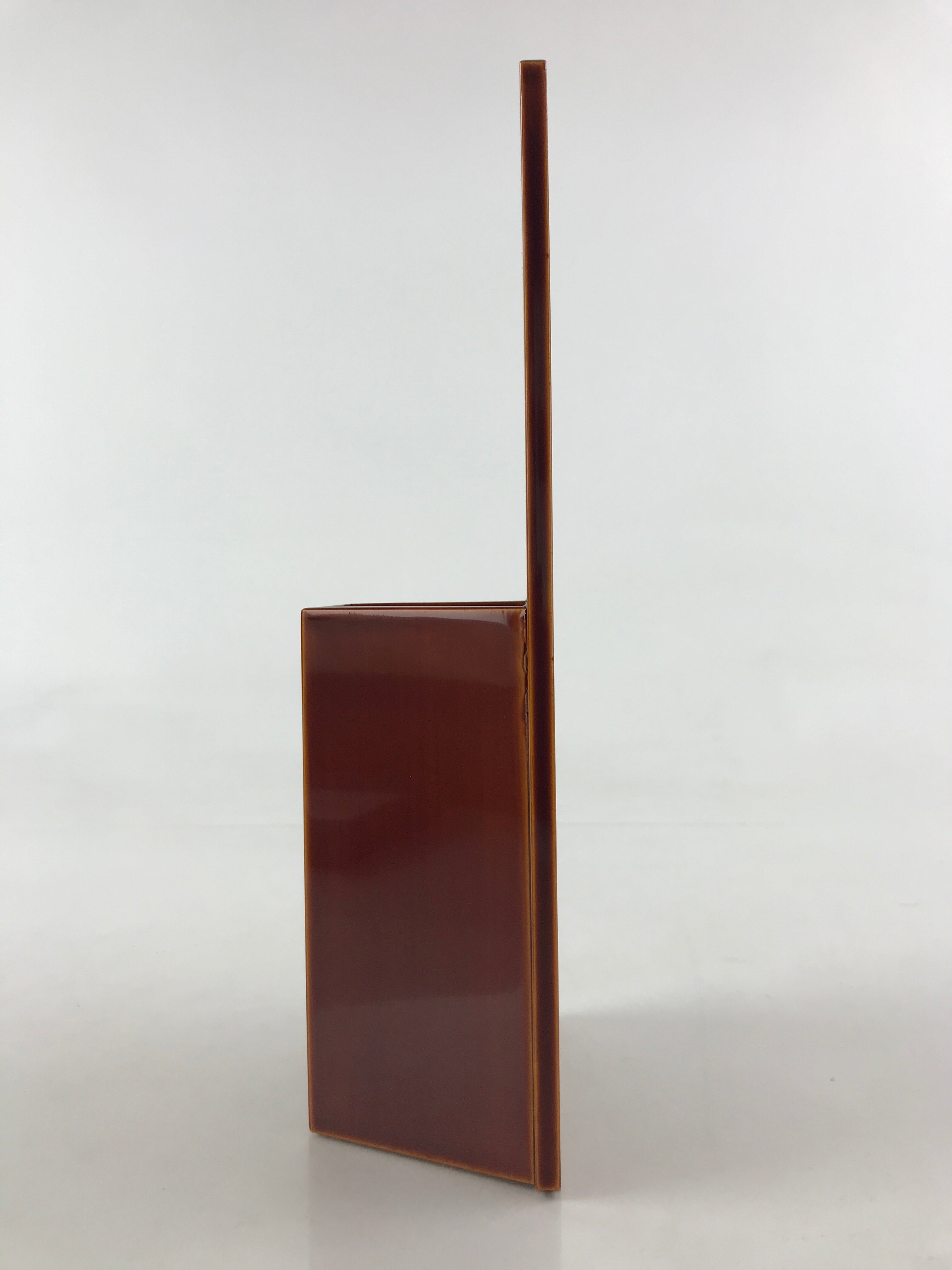 Japanese Lacquered Hida Shunkei-Nuri Flower Vase Kabin Ikebana Arrangement PX681