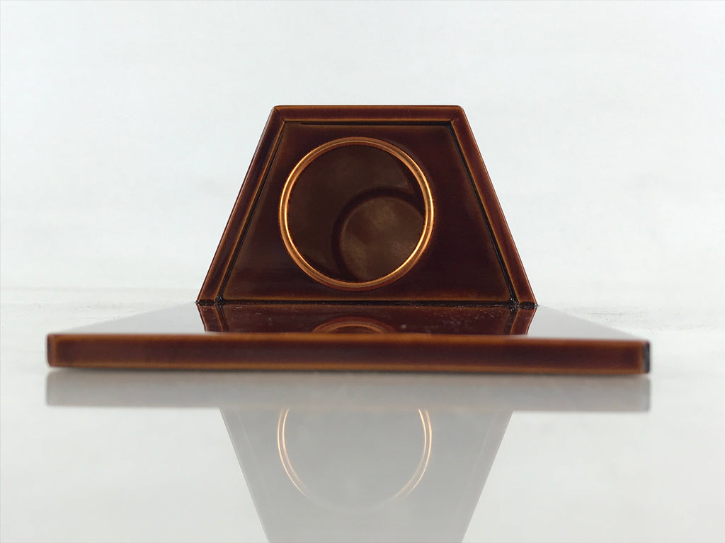 Japanese Lacquered Hida Shunkei-Nuri Flower Vase Kabin Ikebana Arrangement PX681