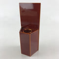 Japanese Lacquered Hida Shunkei-Nuri Flower Vase Kabin Ikebana Arrangement PX681