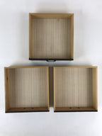 Japanese Lacquered Kamakurabori Wooden Sewing Box Vtg Haribako Tansu T345