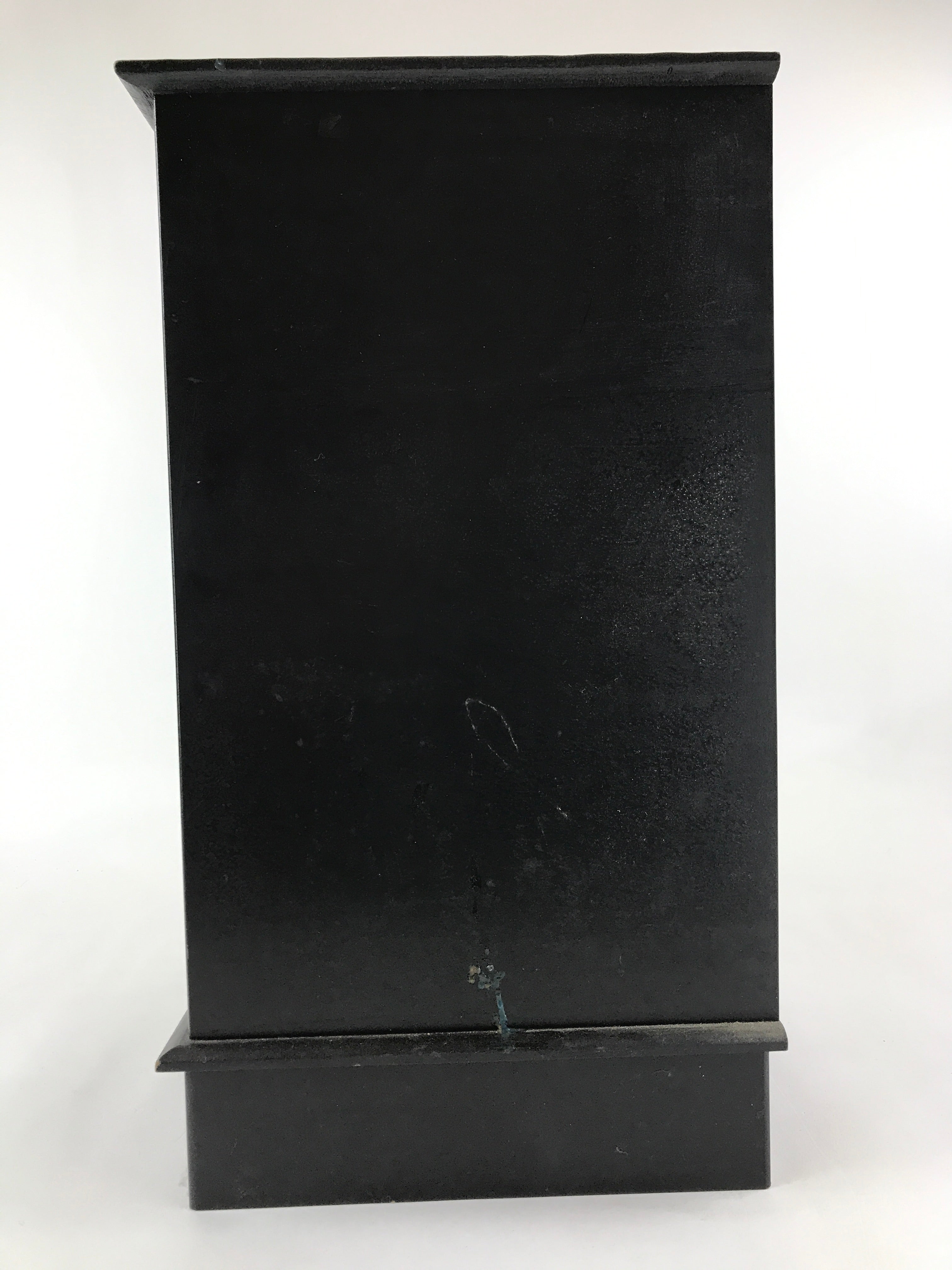 Japanese Lacquered Kamakurabori Wooden Sewing Box Vtg Haribako Tansu T345