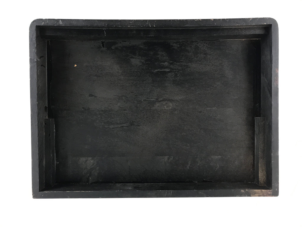 Japanese Lacquered Kamakurabori Wooden Sewing Box Vtg Haribako Tansu T353