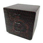 Japanese Lacquered Kamakurabori Wooden Tansu Chest Vtg Haribako Red Black T419