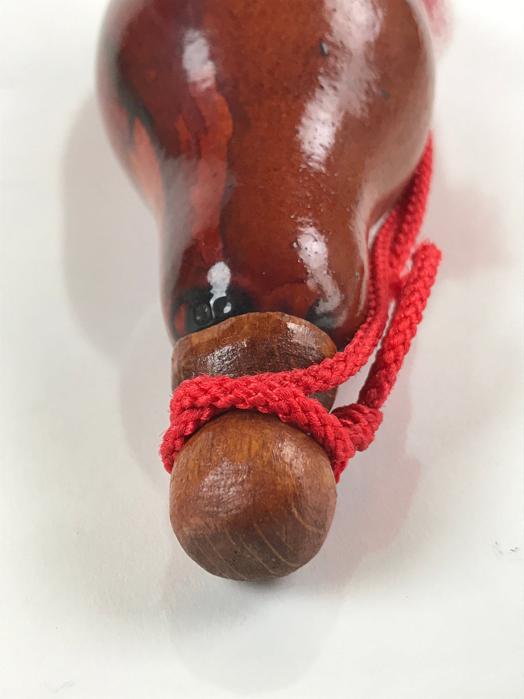 Japanese Lacquered Natural Hyotan Gourd Vtg Sake Bottle Lucky Charm Lidded G260