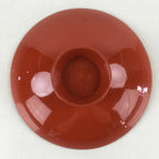 Japanese Lacquered Sake Cup Sakazuki Red Vtg 2 Gold Turtles Guinomi Ochoko G80