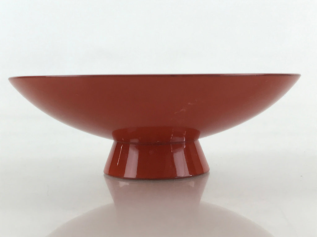 Japanese Lacquered Sake Cup Sakazuki Red Vtg 2 Gold Turtles Guinomi Ochoko G80
