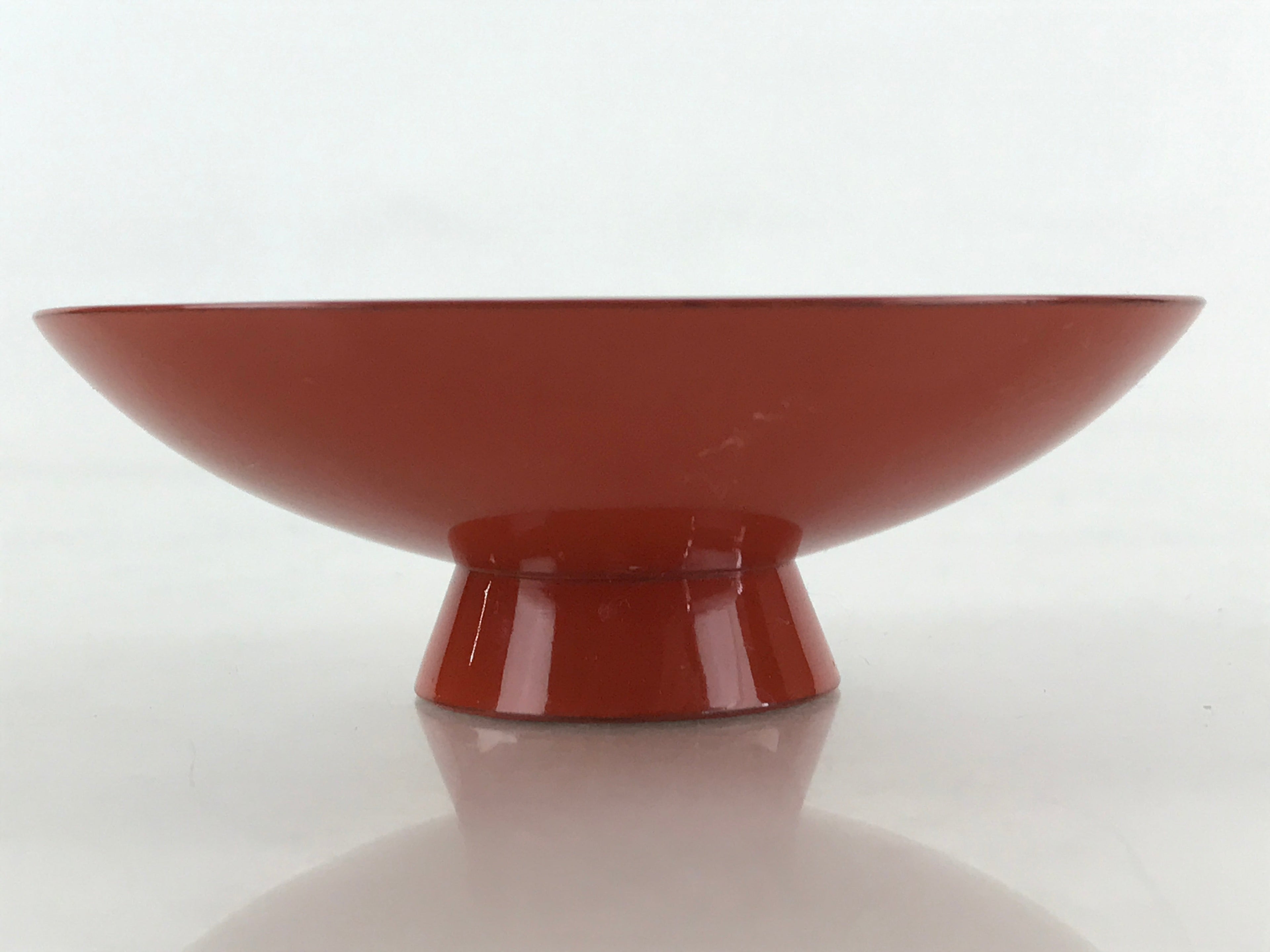 Japanese Lacquered Sake Cup Sakazuki Red Vtg 2 Gold Turtles Guinomi Ochoko G80