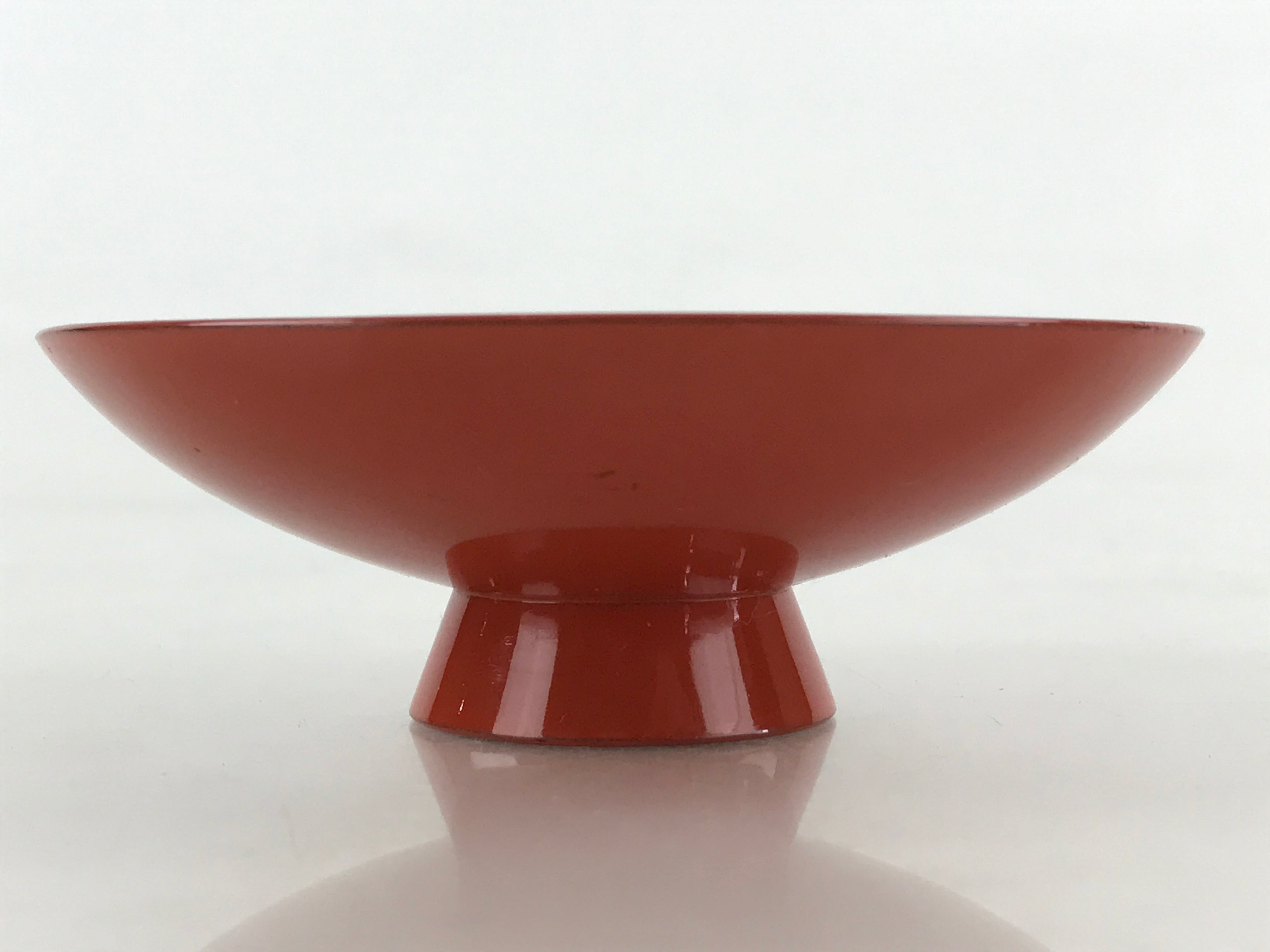 Japanese Lacquered Sake Cup Sakazuki Red Vtg 2 Gold Turtles Guinomi Ochoko G80