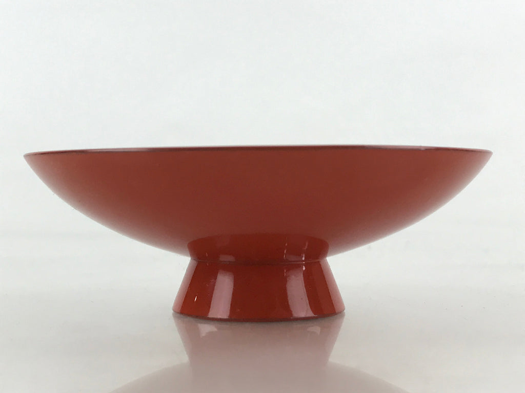 Japanese Lacquered Sake Cup Sakazuki Red Vtg 2 Gold Turtles Guinomi Ochoko G80